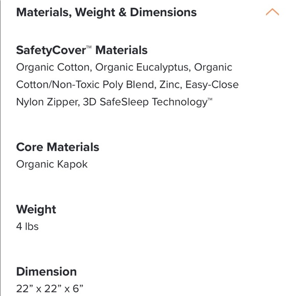 Nook Niche Organic Nursing Pillow - Picture 5 of 5